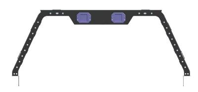 Black Horse Off Road - Traveler Overland Utility Bed Rack-Black-Midsize- Half Ton- Three Quarter Ton Trucks-800 Lbs Capacity|Black Horse Off Road - Image 5