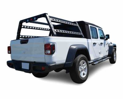 Black Horse Off Road - Traveler Overland Utility Bed Rack-Black-Midsize- Half Ton- Three Quarter Ton Trucks-800 Lbs Capacity|Black Horse Off Road - Image 15