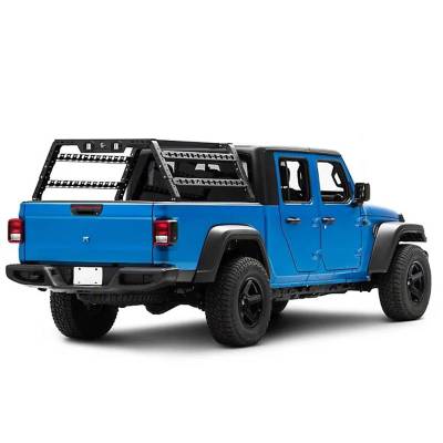 Black Horse Off Road - Traveler Overland Utility Bed Rack-Black-Midsize- Half Ton- Three Quarter Ton Trucks-800 Lbs Capacity|Black Horse Off Road - Image 33