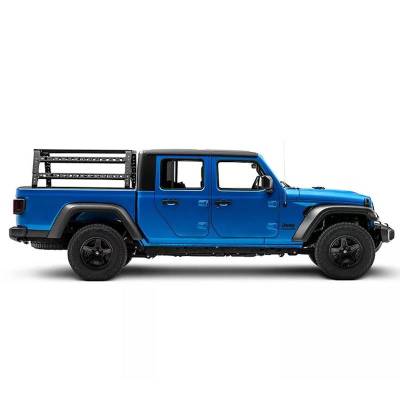 Black Horse Off Road - Traveler Overland Utility Bed Rack-Black-Midsize- Half Ton- Three Quarter Ton Trucks-800 Lbs Capacity|Black Horse Off Road - Image 31