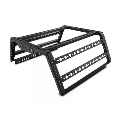 Black Horse Off Road - Traveler Overland Utility Bed Rack-Black-Midsize- Half Ton- Three Quarter Ton Trucks-800 Lbs Capacity|Black Horse Off Road - Image 35