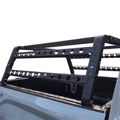 Black Horse Off Road - Traveler Overland Utility Bed Rack-Black-Midsize- Half Ton- Three Quarter Ton Trucks-800 Lbs Capacity|Black Horse Off Road - Image 41