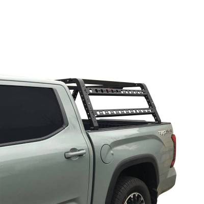 Black Horse Off Road - Traveler Overland Utility Bed Rack-Black-Midsize- Half Ton- Three Quarter Ton Trucks-800 Lbs Capacity|Black Horse Off Road - Image 43