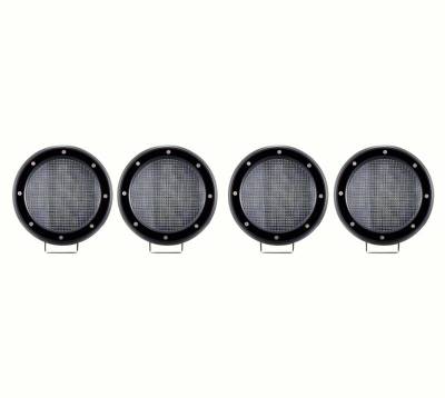 Black Horse Off Road - CLASSIC Roll Bar Kit-With 2 Set of 5.3" Black Trim Rings LED Flood Lights-Black-2015-2026 Chevrolet Colorado|2015-2026 GMC Canyon|Black Horse Off Road - Image 21