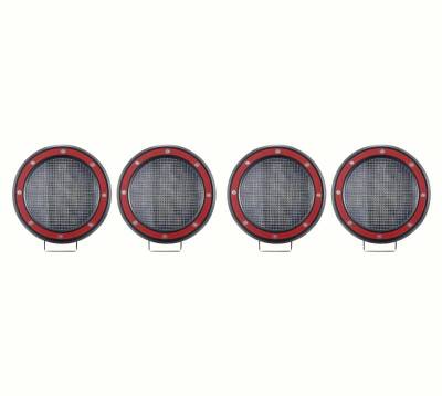 Black Horse Off Road - CLASSIC Roll Bar Kit-With 2 Set of 5.3" Black Trim Rings LED Flood Lights-Stainless Steel-2015-2026 GMC Canyon|2015-2026 Chevrolet Colorado|Black Horse Off Road - Image 28