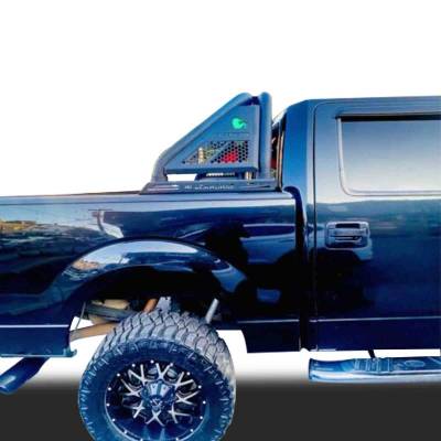 Black Horse Off Road - CLASSIC Pro Roll Bar-Textured Black-Dodge/Ram 2500/3500, Chevrolet/GMC Silverado/Sierra 1500/2500 HD/3500/3500 HD, Ford F-150, Toyota Tundra, Nissan Titan|Black Horse Off Road - Image 9