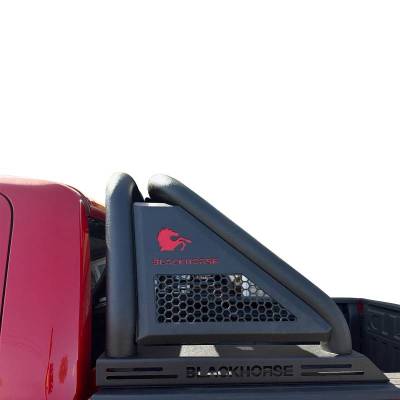 Black Horse Off Road - CLASSIC Pro Roll Bar-Textured Black-Dodge/Ram 2500/3500, Chevrolet/GMC Silverado/Sierra 1500/2500 HD/3500/3500 HD, Ford F-150, Toyota Tundra, Nissan Titan|Black Horse Off Road - Image 17