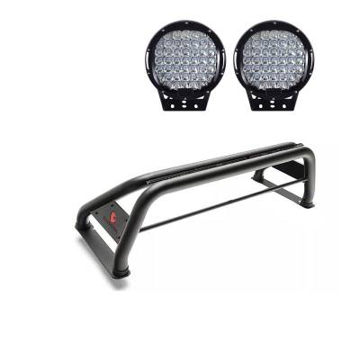 Black Horse Off Road - CLASSIC Roll Bar Kit-With Set of 9" Black Round LED Light-Black-2019-2026 Ram 1500 ( Excludes Classic model )|Black Horse Off Road - Image 13