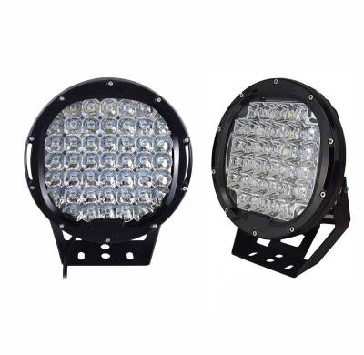 Black Horse Off Road - ARMOUR Roll Bar Kit-With Set of 9" Black Round LED Light-Matte Black-2005-2021 Nissan Frontier|Black Horse Off Road - Image 17