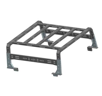 Black Horse Off Road - Traveler Overland Utility Bed Rack-Sandy Black-800 Lbs Capacity- 2014-2026 Chevrolet Silverado 1500/Ram 1500/ Ram 2500/Ram 3500/2015-2026 Ford F-150/Toyota Tundra|2016-2026 Nissan Titan|Black Horse Off Road - Image 3