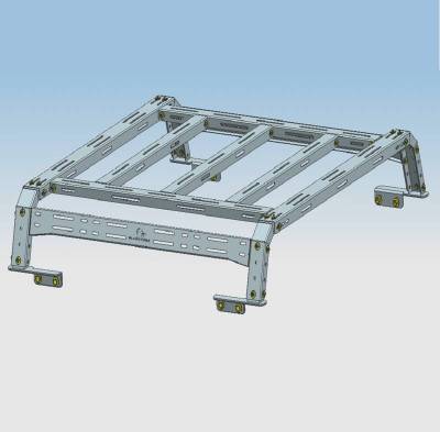 Black Horse Off Road - Traveler Overland Utility Bed Rack-Sandy Black-800 Lbs Capacity- 2014-2026 Chevrolet Silverado 1500/Ram 1500/ Ram 2500/Ram 3500/2015-2026 Ford F-150/Toyota Tundra|2016-2026 Nissan Titan|Black Horse Off Road - Image 5