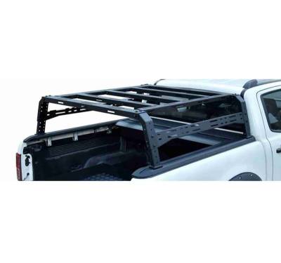 Black Horse Off Road - Traveler Overland Utility Bed Rack-Sandy Black-800 Lbs Capacity- 2014-2026 Chevrolet Silverado 1500/Ram 1500/ Ram 2500/Ram 3500/2015-2026 Ford F-150/Toyota Tundra|2016-2026 Nissan Titan|Black Horse Off Road - Image 17