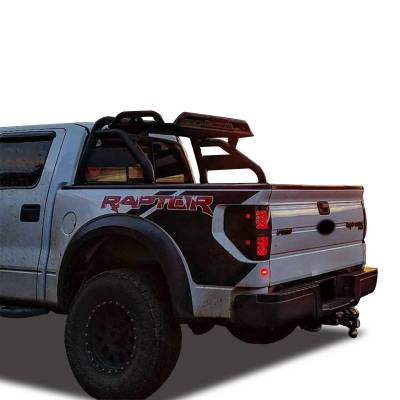 ATLAS Roll Bar-Black-2017-2026 Nissan Titan/XD|2000-2026 Dodge/Ram 1500-2500-3500|2001-2026 Silverado/Sierra 2500 HD-3500 HD|2001-2022 Silverado 1500|2000-2026 Ford F-150|2001-2026 Sierra 1500|2007-2026 Tundra|Black Horse Off Road - Image 5