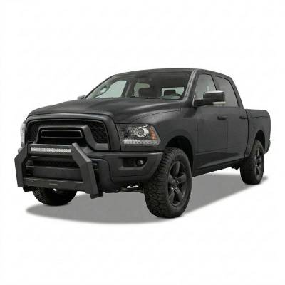Black Horse Off Road - ARMOUR Bull Bar-Matte Black-2009-2024 Ram 1500|Black Horse Off Road - Image 5