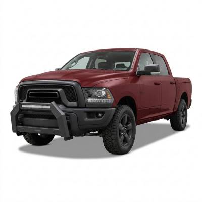 Black Horse Off Road - ARMOUR Bull Bar-Matte Black-2009-2024 Ram 1500|Black Horse Off Road - Image 9