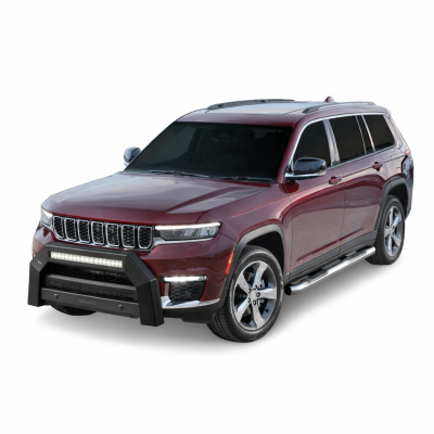 Black Horse Off Road - ARMOUR Bull Bar-Matte Black-2021-2026 Jeep Grand Cherokee L/2022-2026 Jeep Grand Cherokee |Black Horse Off Road - Image 4