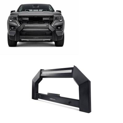 ARMOUR Bull Bar-Matte Black-2023-2026 Chevrolet Colorado/GMC Canyon|Black Horse Off Road