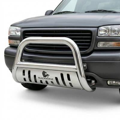 Black Horse Off Road - Bull Bar-Stainless Steel-Yukon XL/Yukon/Sierra 1500/Silverado 1500/Avalanche/Escalade EXT/ Escalade ESV/ Suburban 1500/Suburban/ Tahoe|Black Horse Off Road - Image 5