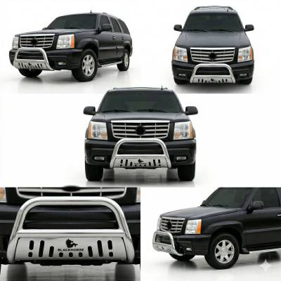 Black Horse Off Road - Bull Bar-Stainless Steel-Yukon XL/Yukon/Sierra 1500/Silverado 1500/Avalanche/Escalade EXT/ Escalade ESV/ Suburban 1500/Suburban/ Tahoe|Black Horse Off Road - Image 17