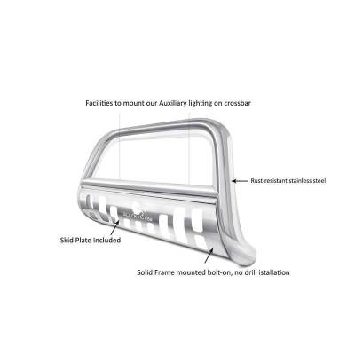 Black Horse Off Road - Bull Bar-Stainless Steel-2022-2025 Nissan Pathfinder/2022-2024 Infiniti QX60|Black Horse Off Road - Image 6