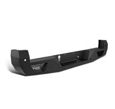 Black Horse Off Road - Armour Heavy Duty Rear Bumper-Matte Black-2016-2023 Toyota Tacoma|Black Horse Off Road - Image 13