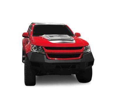 Black Horse Off Road - Armour Heavy Duty Front Bumper-Matte Black-2015-2020 Chevrolet Colorado|Black Horse Off Road - Image 4