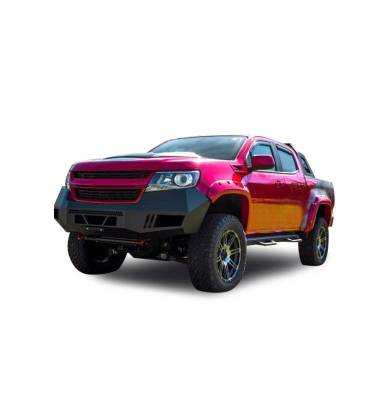 Black Horse Off Road - Armour Heavy Duty Front Bumper-Matte Black-2015-2020 Chevrolet Colorado|Black Horse Off Road - Image 6