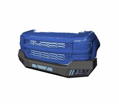 Black Horse Off Road - Armour Heavy Duty Front Bumper Kit-Satin Black-2019-2024 Ram 1500 Classic/2013-2018 Ram 1500|Black Horse Off Road - Image 9