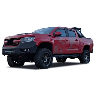 Black Horse Off Road - Armour Heavy Duty Front Bumper Kit-Matte Black-2015-2020 Chevrolet Colorado|Black Horse Off Road - Image 11