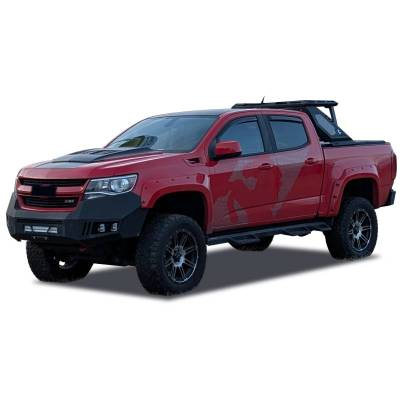 Black Horse Off Road - Armour Heavy Duty Front Bumper Kit-Matte Black-2015-2020 Chevrolet Colorado|Black Horse Off Road - Image 9