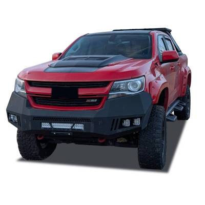 Black Horse Off Road - Armour Heavy Duty Front Bumper Kit-Matte Black-2015-2020 Chevrolet Colorado|Black Horse Off Road - Image 13