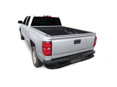 Black Horse Off Road - Armour Heavy Duty Rear Bumper-Matte Black-2019-2022 GMC Sierra 1500 Limited|2007-2018 GMC Sierra 1500|2019-2021 Chevrolet Silverado 1500 LD|2007-2018 Chevrolet Silverado 1500|Black Horse Off Road - Image 15