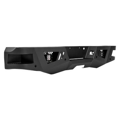 Black Horse Off Road - Armour Heavy Duty Rear Bumper Kit-Matte Black-2019-2022 GMC Sierra 1500 Limited|2007-2018 GMC Sierra 1500|2019-2021 Chevrolet Silverado 1500 LD|2007-2018 Chevrolet Silverado 1500|Black Horse Off Road - Image 11