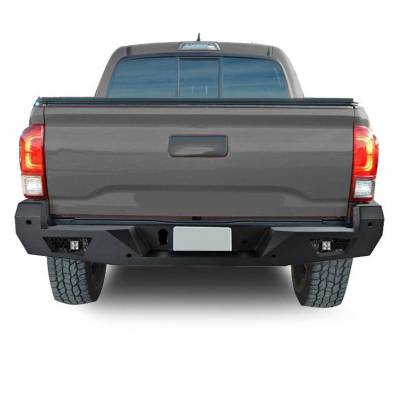 Black Horse Off Road - Armour Heavy Duty Rear Bumper Kit-Matte Black-2016-2023 Toyota Tacoma |Black Horse Off Road - Image 4