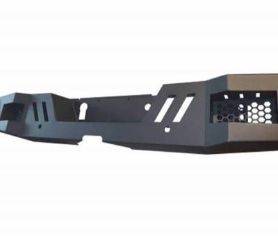 Black Horse Off Road - Armour Super Heavy Duty Rear Bumper-Matte Black-2011-2019 GMC Sierra-Chevrolet Silverado 2500 HD/3500 HD|Black Horse Off Road - Image 13