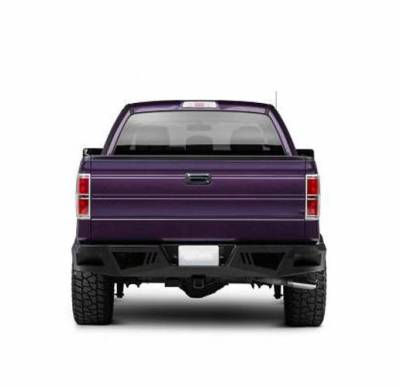 Black Horse Off Road - Armour Heavy Duty Rear Bumper-Matte Black-2006-2014 Ford F-150|Black Horse Off Road - Image 4