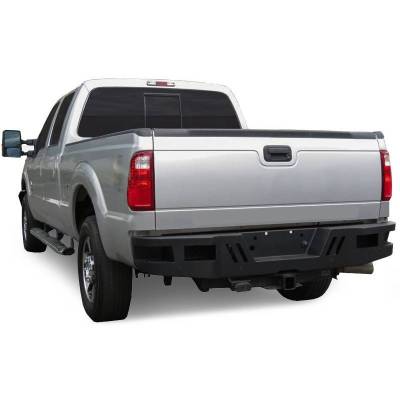 Black Horse Off Road - Armour Super Heavy Duty Rear Bumper-Matte Black-1999-2016 Ford F-250/F-350 Super Duty|Black Horse Off Road - Image 3