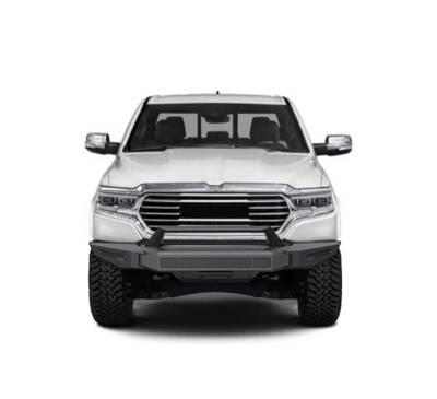 Black Horse Off Road - Armour II Heavy Duty Modular Front Bumper-Matte Black-2019-2024 Ram 1500|Black Horse Off Road - Image 13