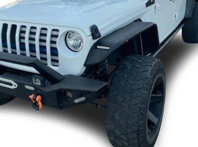 Black Horse Off Road - Armour Heavy Duty Front Bumper-Matte Black-2020-2026 Jeep Gladiator/2018-2026 Jeep Wrangler|Black Horse Off Road - Image 13