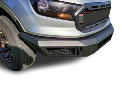 Black Horse Off Road - Armour Heavy Duty Front Bumper-Matte Black-2019-2023 Ford Ranger|Black Horse Off Road - Image 6