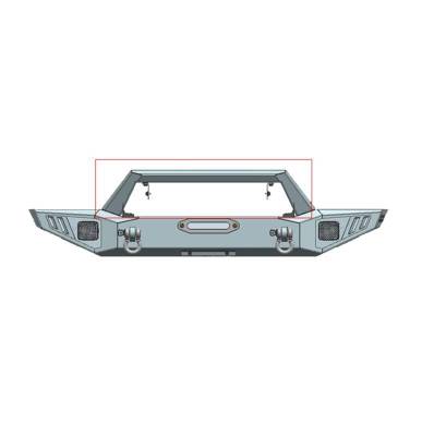 Black Horse Off Road - Armour Heavy Duty Front Bumper-Matte Black-2020-2026 Jeep Gladiator/2018-2026 Jeep Wrangler|Black Horse Off Road - Image 22