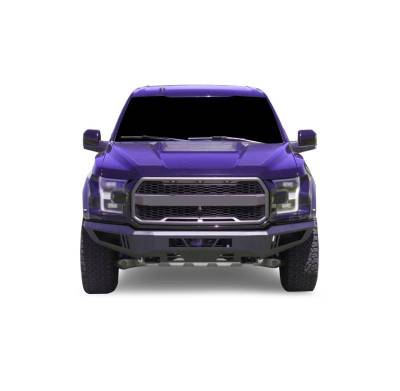 Black Horse Off Road - Armour Heavy Duty Front Bumper-Matte Black-2017-2020 Ford F-150|Black Horse Off Road - Image 4