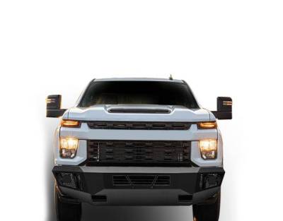 Black Horse Off Road - Armour Heavy Duty Front Bumper-Matte Black-2020-2023 Chevrolet Silverado 2500 HD/3500 HD|Black Horse Off Road - Image 5