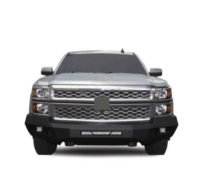 Black Horse Off Road - Armour Heavy Duty Front Bumper Kit-Matte Black-2014-2015 Chevrolet Silverado 1500|Black Horse Off Road - Image 4