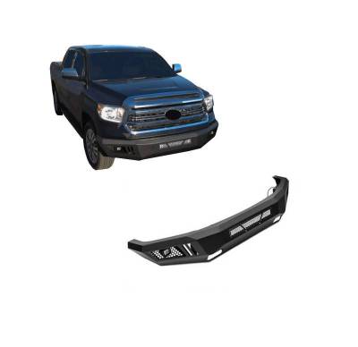 Black Horse Off Road - Armour Heavy Duty Front Bumper Kit-Matte Black-2014-2021 Toyota Tundra|Black Horse Off Road - Image 2