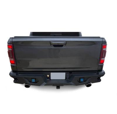 Black Horse Off Road - Armour Super Heavy Duty Rear Bumper-Matte Black-2019-2024 Ram 1500|Black Horse Off Road - Image 5