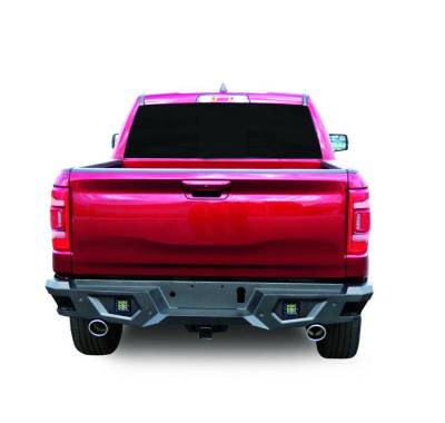 Black Horse Off Road - Armour Super Heavy Duty Rear Bumper-Matte Black-2019-2024 Ram 1500|Black Horse Off Road - Image 3