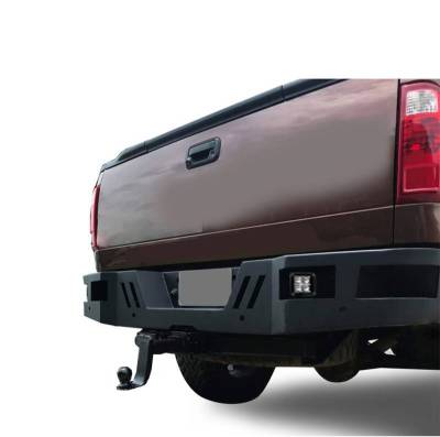 Black Horse Off Road - Armour Super Heavy Duty Rear Bumper-Matte Black-1999-2016 Ford F-250 Super Duty/F-350 Super Duty|Black Horse Off Road - Image 6