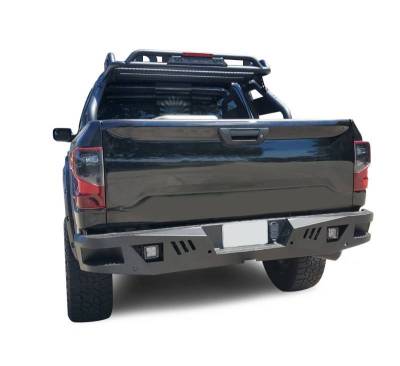 Black Horse Off Road - Armour Heavy Duty Rear Bumper Kit-Matte Black-2016-2024 Nissan Titan XD|Black Horse Off Road - Image 13