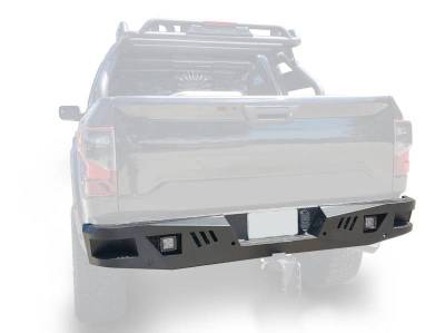 Black Horse Off Road - Armour Heavy Duty Rear Bumper Kit-Matte Black-2016-2024 Nissan Titan XD|Black Horse Off Road - Image 17